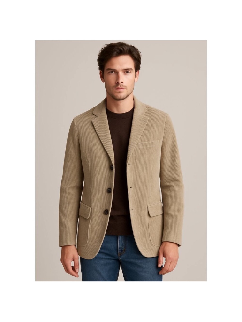 Territory Ahead Blazer M Sport Coat Corduroy Tan